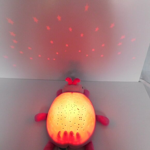 Cloud B Twilight Ladybug Pink Constellation Nightlight Kids Baby Plush - Picture 7 of 7
